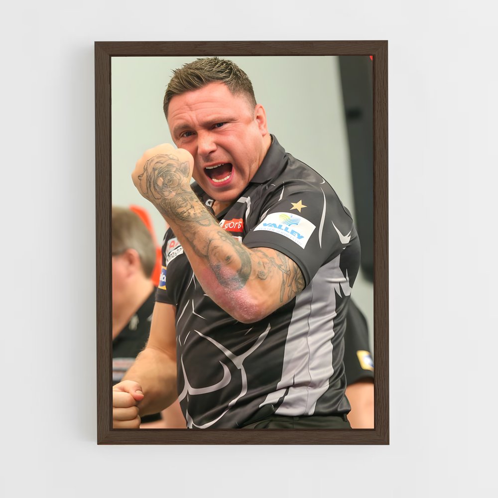 Poster Gerwyn price – affiche Fléchettes (vue 5)